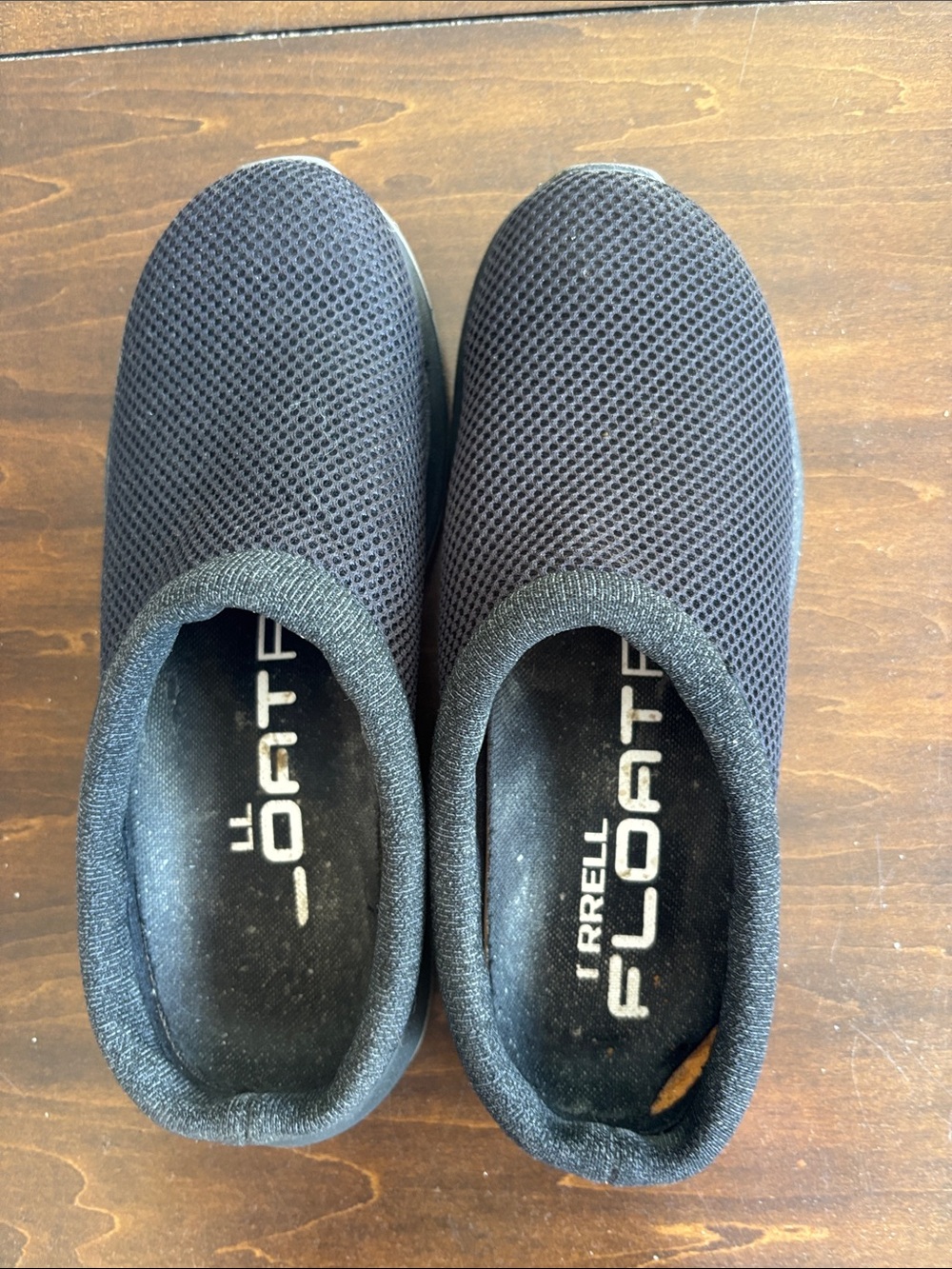 Merrell Black Float Slip-On Mesh Loafers